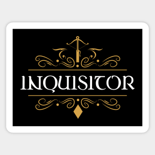 Inquisitor Character Class Pathfinder Tabletop RPG Gaming Sticker